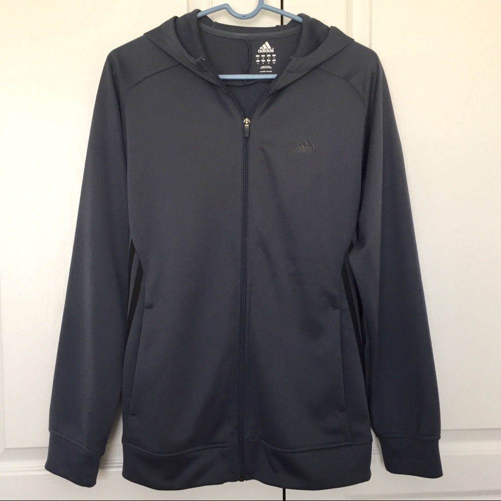 Men’s Adidas full zip hooded jacket